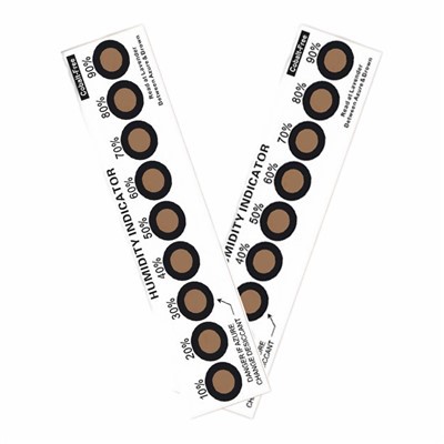 Targeta indicadora d'humitat sense cobalt de 9 punts